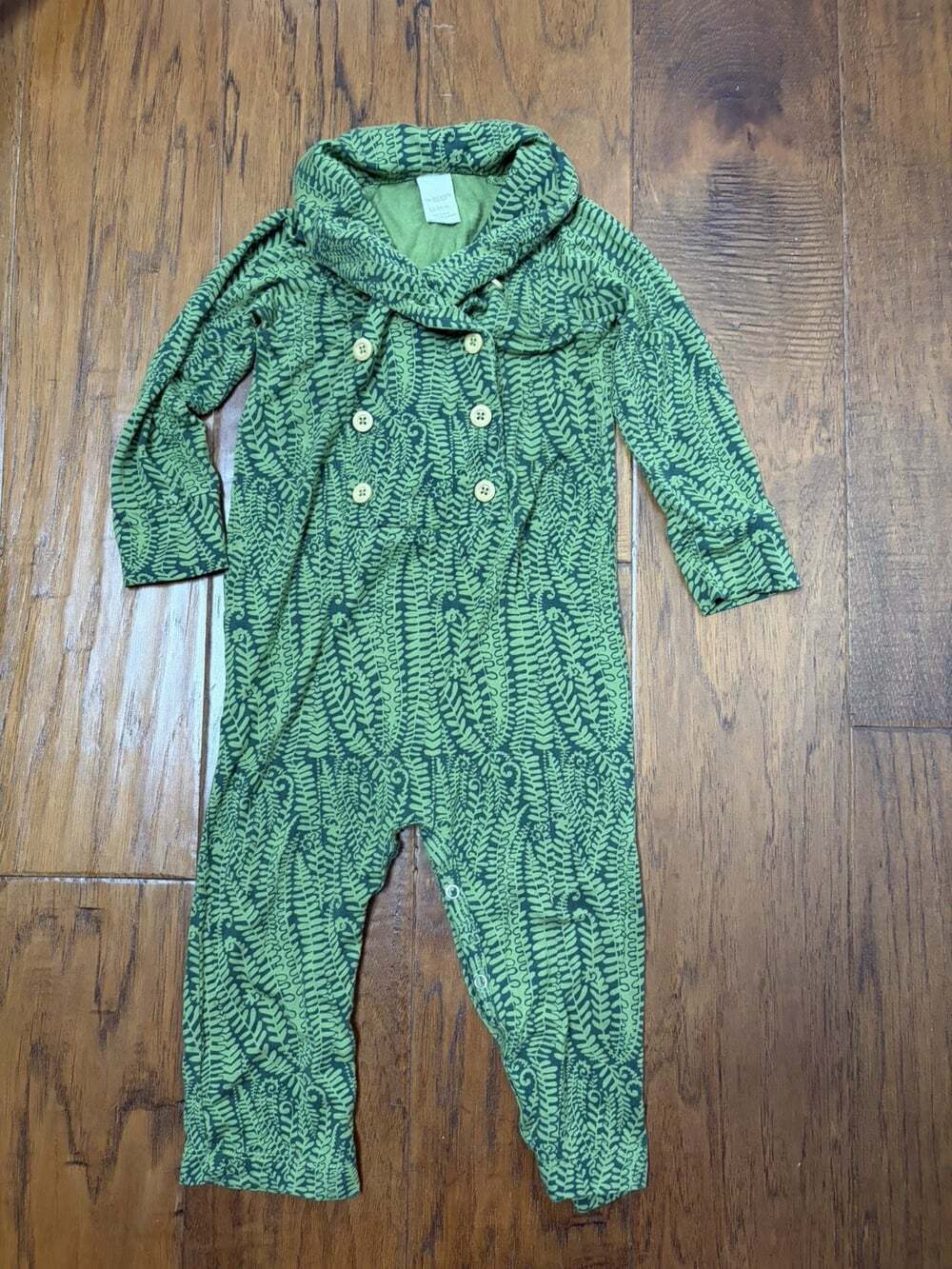 Kate Quinn Baby One-piece Brown Floral 12-18 Months Bamboo Cozy